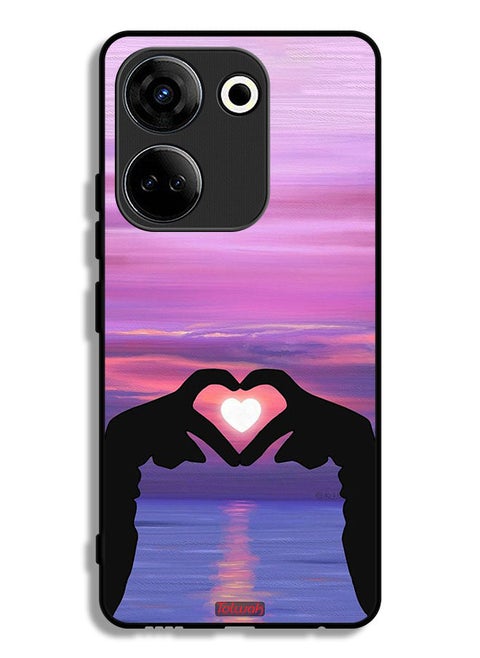 Tecno Camon 20 Protective Case Cover Heart Moon