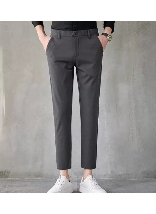 Shougu Men's Fashionable Casual Business Suit Pants - Image 1