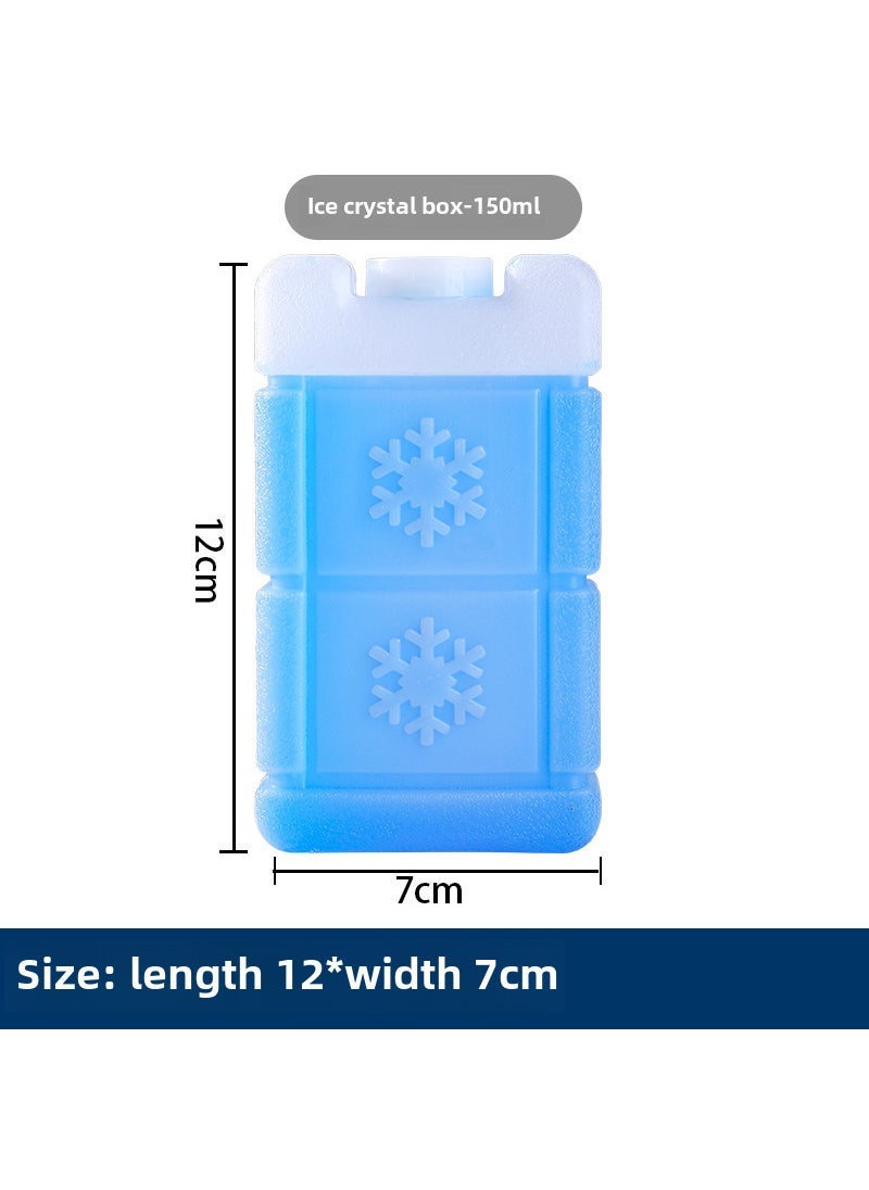 Reusable Blue Ice Brick Box for Cooling 150ml ice board without water injection