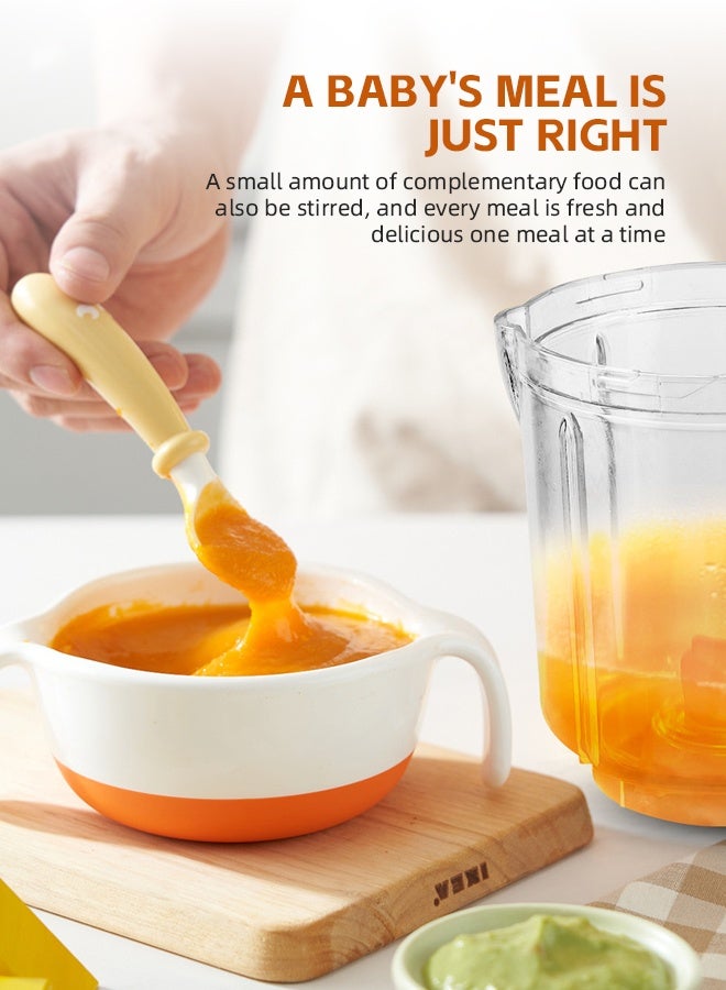 سوفت تاتش صانع طعام الأطفال، معالج طعام الأطفال الكهربائي مع طبخ وطحن تلقائي، جهاز تبخير الطعام، خلاط هريس مع وظيفة التنظيف الذاتي، خالٍ من مادة BPA لصنع هريس الفاكهة وهريس اللحوم والعصير - Image 4