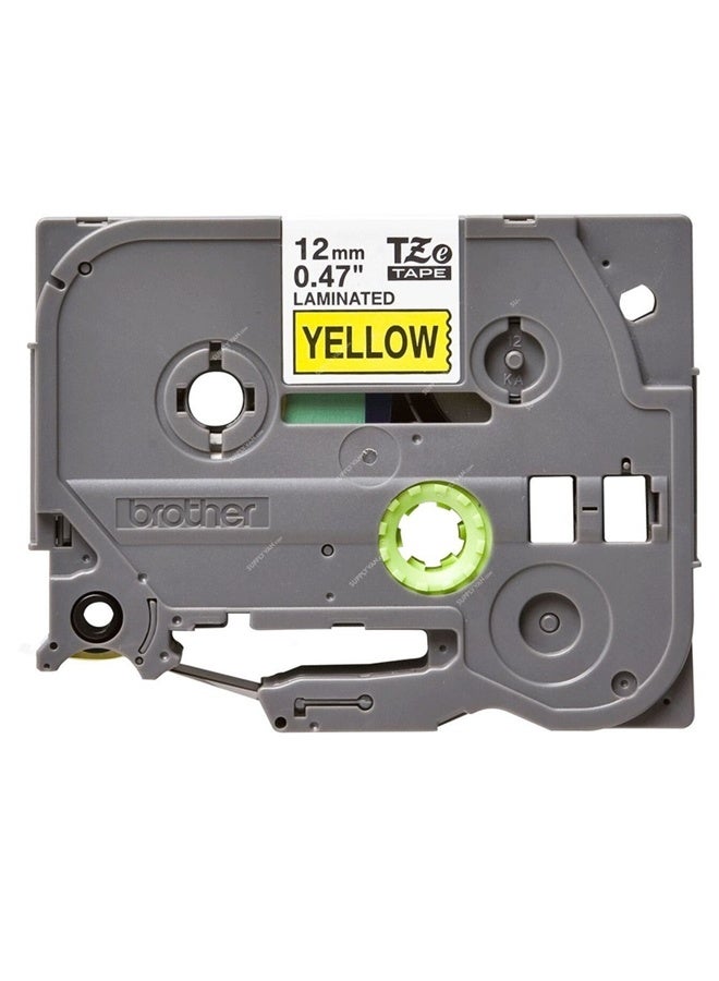 بروذر Brother TZe-631 12mm Black-on-Yellow Laminated Label Tape – 8m Cassette for P-Touch Printers - Image 2