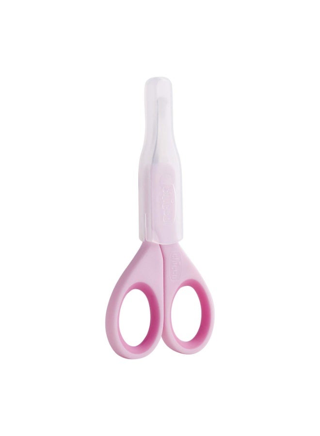 Chicco Baby Nail Scissor with Rounded Blade Ends for Safety, Easy Grip Handle, Grooming Accessory for Newborn Babies 0m+ (Pink) - Image 2