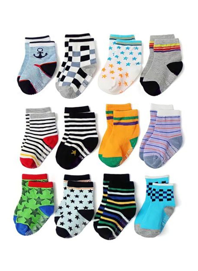 - Set Of (12) Ankle Socks - For Kids - Image 1