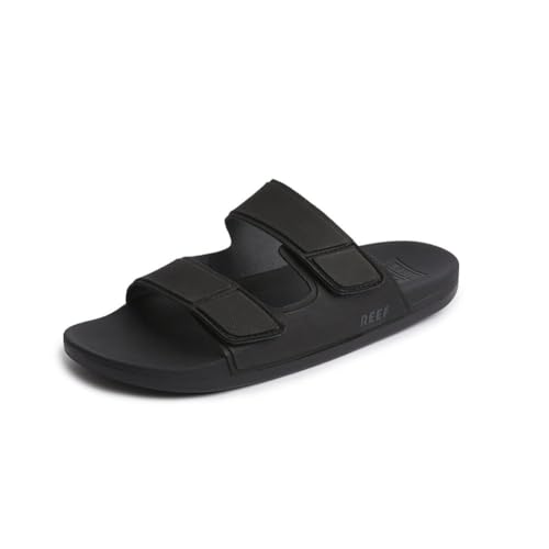 REEF Cushion Tradewind Men's Slide Sandal, Black, 11 - Image 1