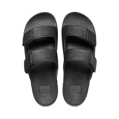 REEF Cushion Tradewind Men's Slide Sandal, Black, 11 - Image 2