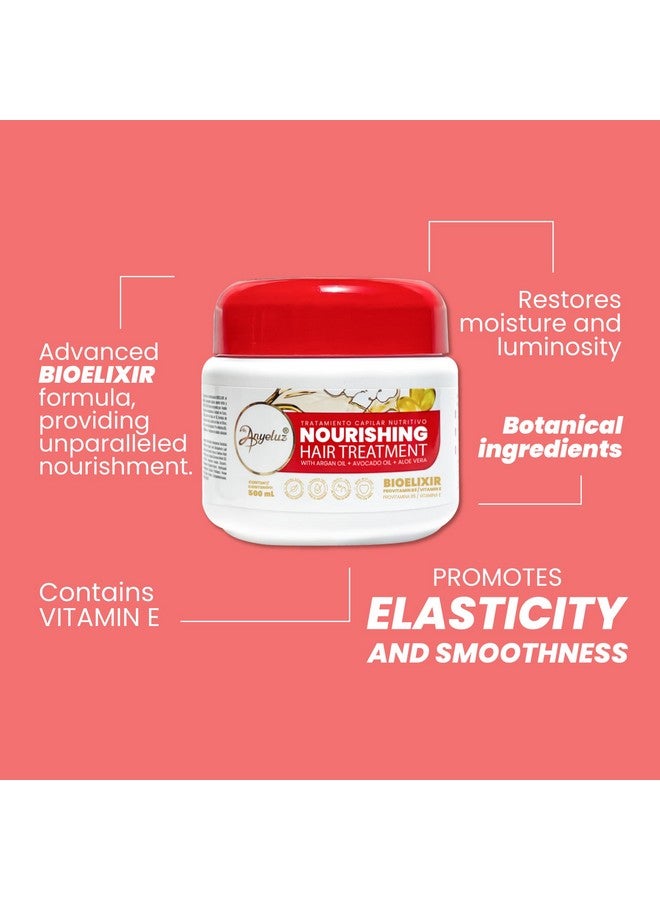 ANYELUZ Nourishing Hair Mask Combats Dryness And Provides Shine, Infused Withpro-Vitamin B5 And Organic Blend That Revitalizes Damaged Hair  - Image 4