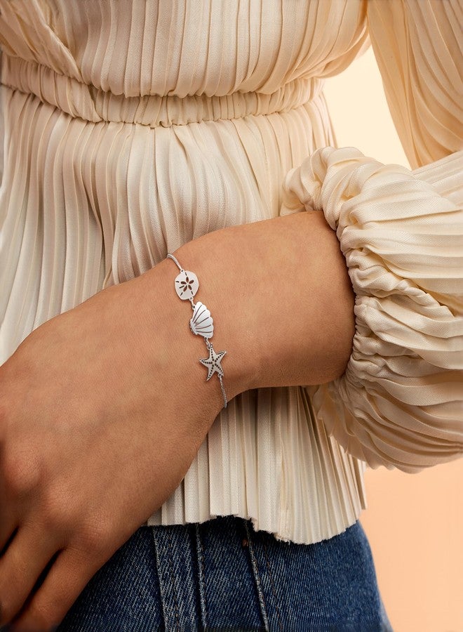 Ross-Simons Sterling Silver Sea Life Bolo Bracelet - Image 2