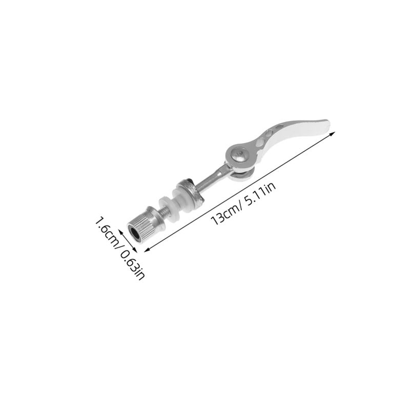 Anodized Alloy Quick Release Bolt Lever Axle Set for Mountain Bike and Road Bike High Strength Easy to Use - Image 3