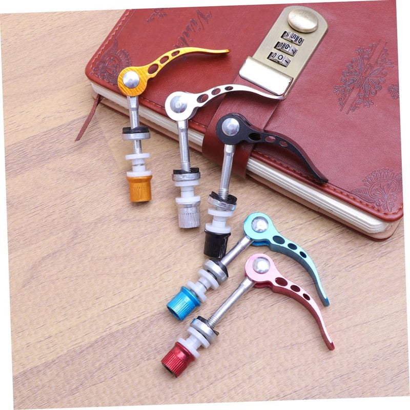 Anodized Alloy Quick Release Bolt Lever Axle Set for Mountain Bike and Road Bike High Strength Easy to Use - Image 4