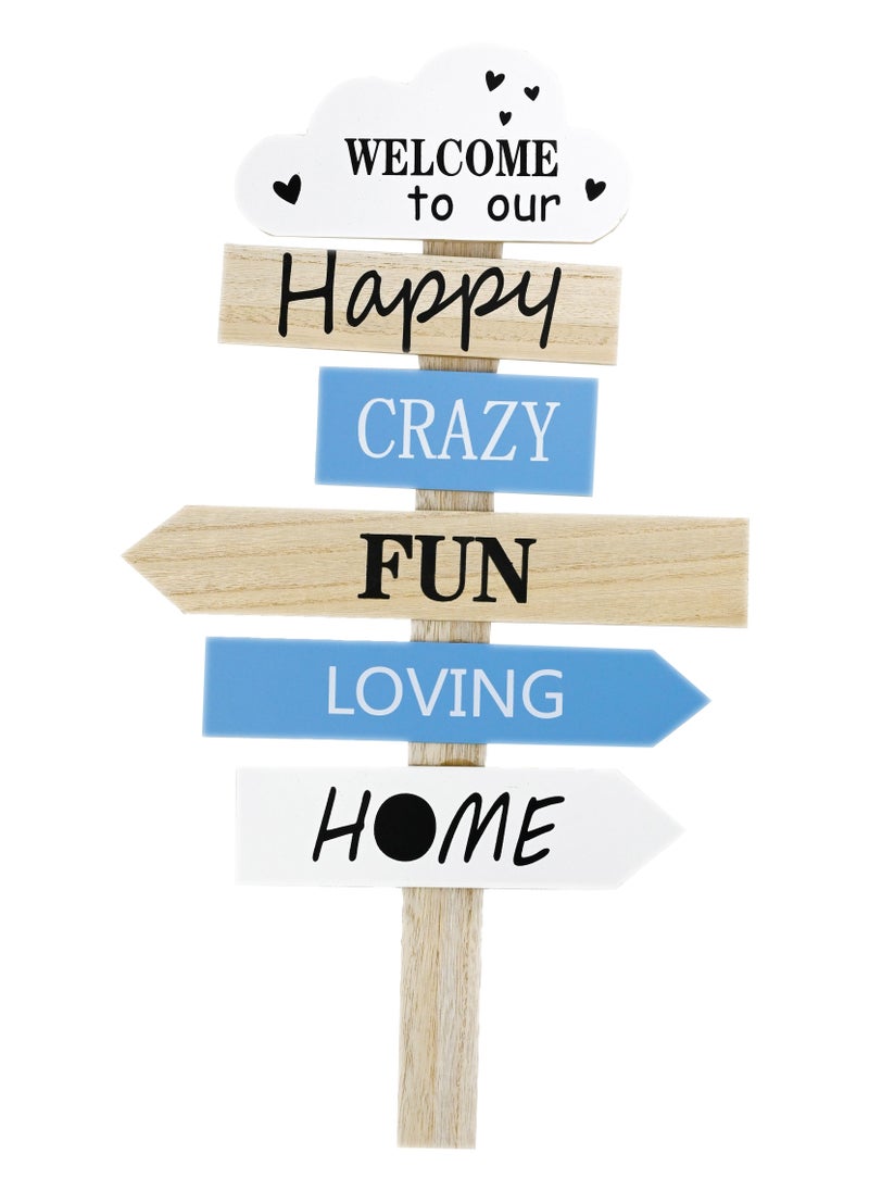 Generic - Family Rules Hanging Sign, Multicolor Wall Decor With Family Rules, Wall Mount Frame With For Living spaces, Bedspace, Entrance. Office Wall Art, Picture Wall Decor - Image 1