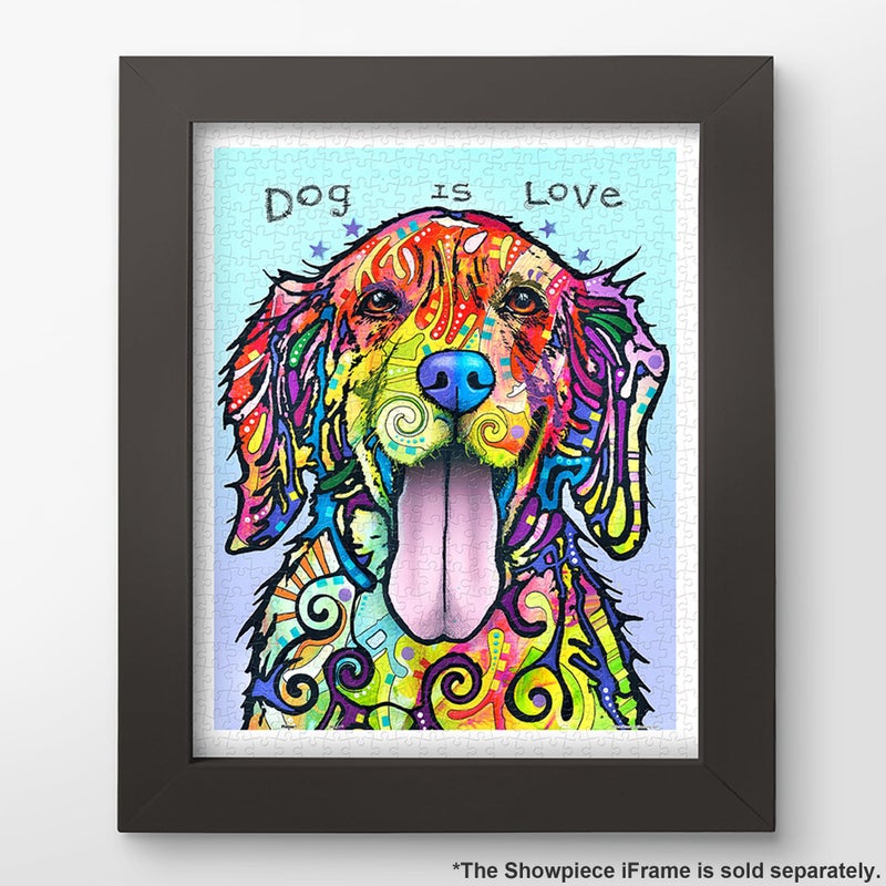 Pintoo Jigsaw Puzzles 500 Piece for Adults - Dean Russo - Dog is Love Beautiful Plastic Puzzle for Home Decor Zero Dust Easy Storage [H2039] - Image 2