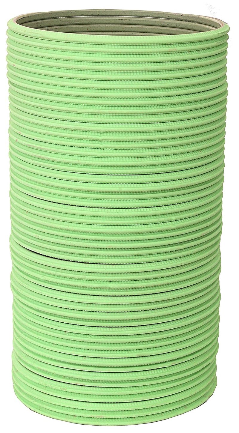 NMII Non-Precious Metal with Base Metal and Zig Zag Pattern Matte Finished Traditional Bangle Set For Women and Girls - Image 2