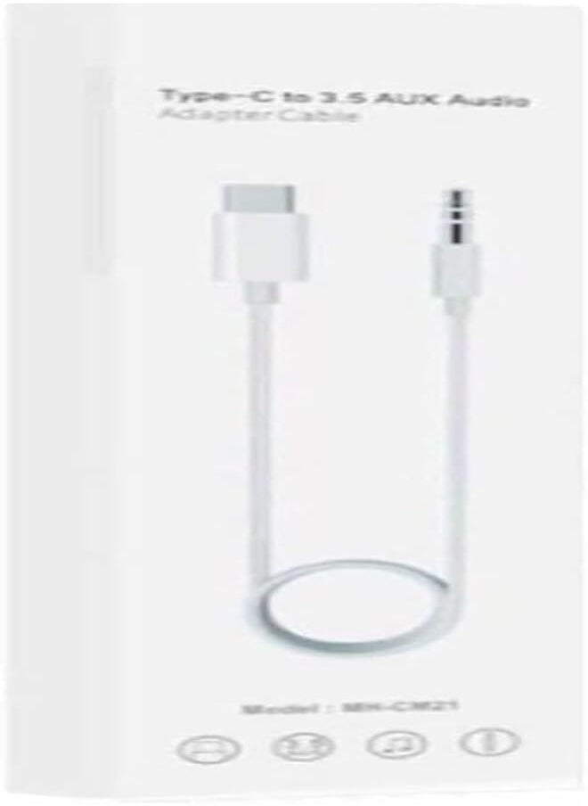 Generic Type C to 3.5mm AUX Car Audio Adapter Cable for Headphone 