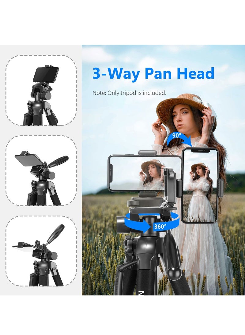 POLAM-FOTO - Portable Aluminum Alloy Camera 2-in-1 Tripod Monopod Max 177cm with Carrying Bag for Phone/DSLR/DV Video/Camcorder - Image 1