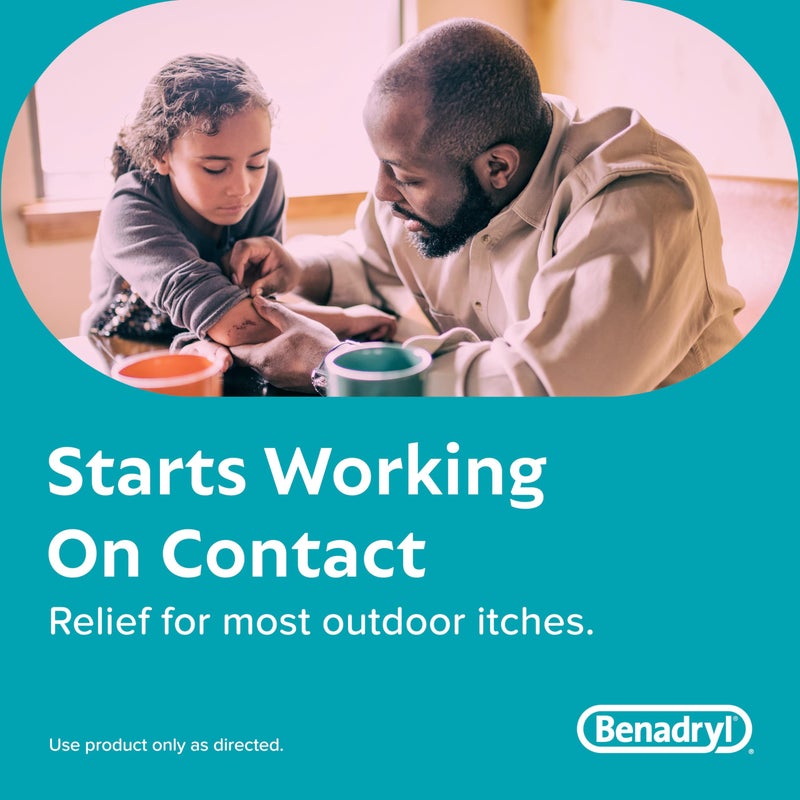 Benadryl Extra Strength Anti-Itch Topical Cream with 2% Diphenhydramine HCI for Itch Relief of Outdoor Itches Associated with Poison Ivy, Insect Bites & More, 1 fl oz - Image 4