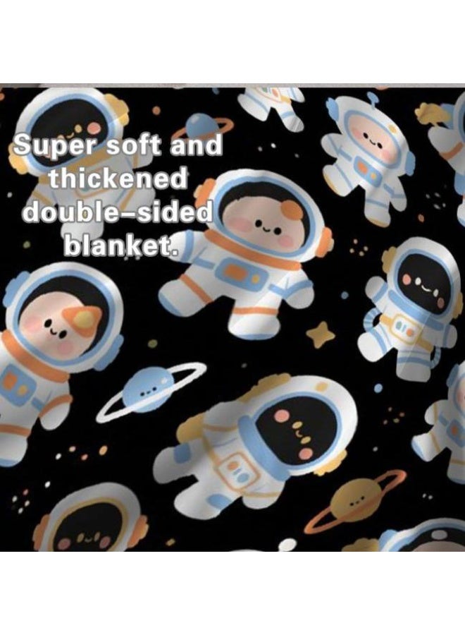 عام بطانية رقيقة من الفانيلا الكرتونية للأطفال والرضع (دافئة ومريحة، ومناسبة للنوم والألعاب) 70 سم * 100 سم - Image 1