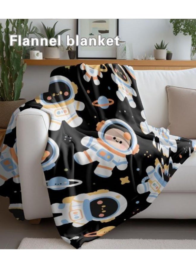 عام بطانية رقيقة من الفانيلا الكرتونية للأطفال والرضع (دافئة ومريحة، ومناسبة للنوم والألعاب) 70 سم * 100 سم - Image 2