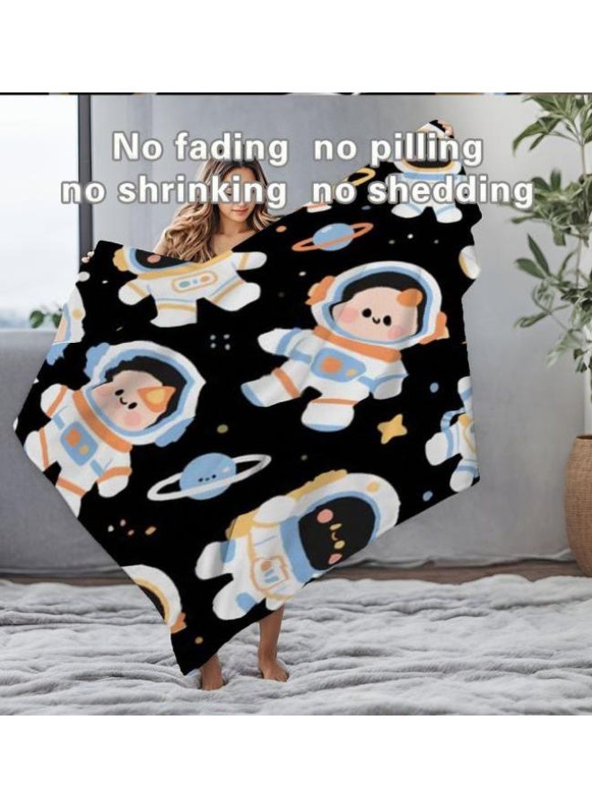 عام بطانية رقيقة من الفانيلا الكرتونية للأطفال والرضع (دافئة ومريحة، ومناسبة للنوم والألعاب) 70 سم * 100 سم - Image 5