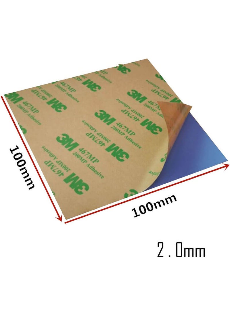 2.0mm 10X10CM Chipset Cooler Thermal Pad - Single Sided Adhesive - Blue - 3.6W/M.K - pzsku/ZC94632F0B344724B4F78Z/45/_/1727705051/be9d6f4c-9840-4bb6-bdfb-10a16e1f9a25