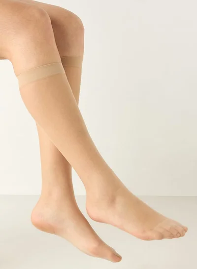 سيليست Solid Crew Length Socks with Elasticated Hem