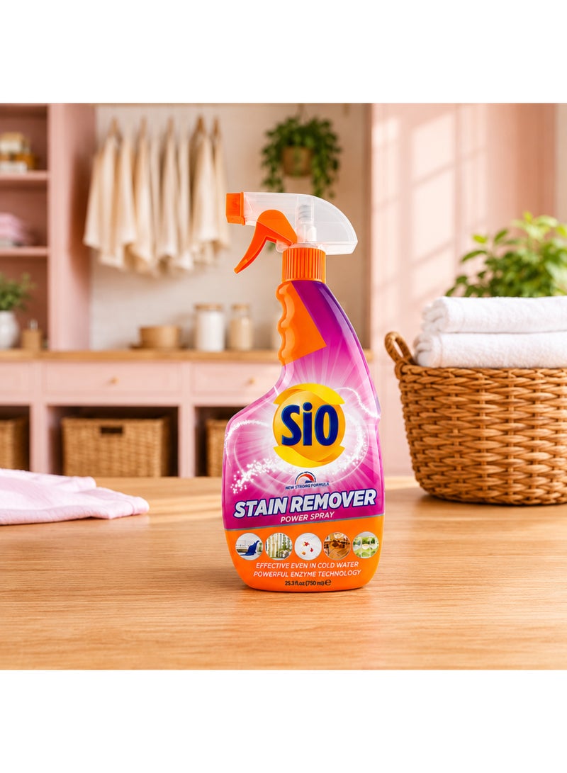 SIO Fabric Stain Remover Spray 750 ml Pack of 2 | Pre-Wash Cleaner for Clothes and Fabrics - Image 3