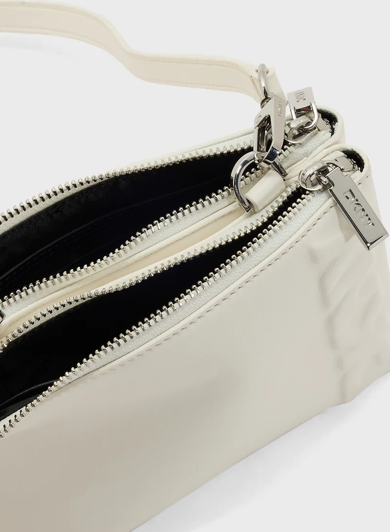DKNY Tinsley Zip Detail Crossbody