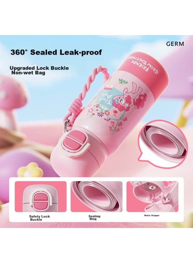 Germ Little My Little Pony Children's Insulated Cup, Girls' Water Bottle With Straw, Large Capacity Student Cup, 500ml Garden Blue - Image 3