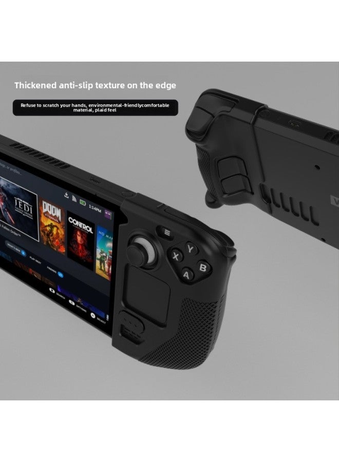 general For Steam Deck/OLED Bracket Protective Case Anti-slip Anti-sweat Anti-drop Steamdeck Protective Case-Product Color:【boxed】 Steamdeck Lcd/oled Double-sided Split Protective Case 【pink】 - Image 3