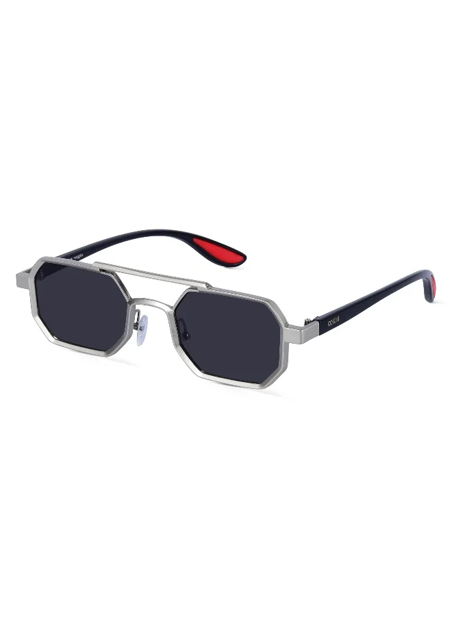 Woggles Ockhi Exhale Grey Hexagonal Sunglasses