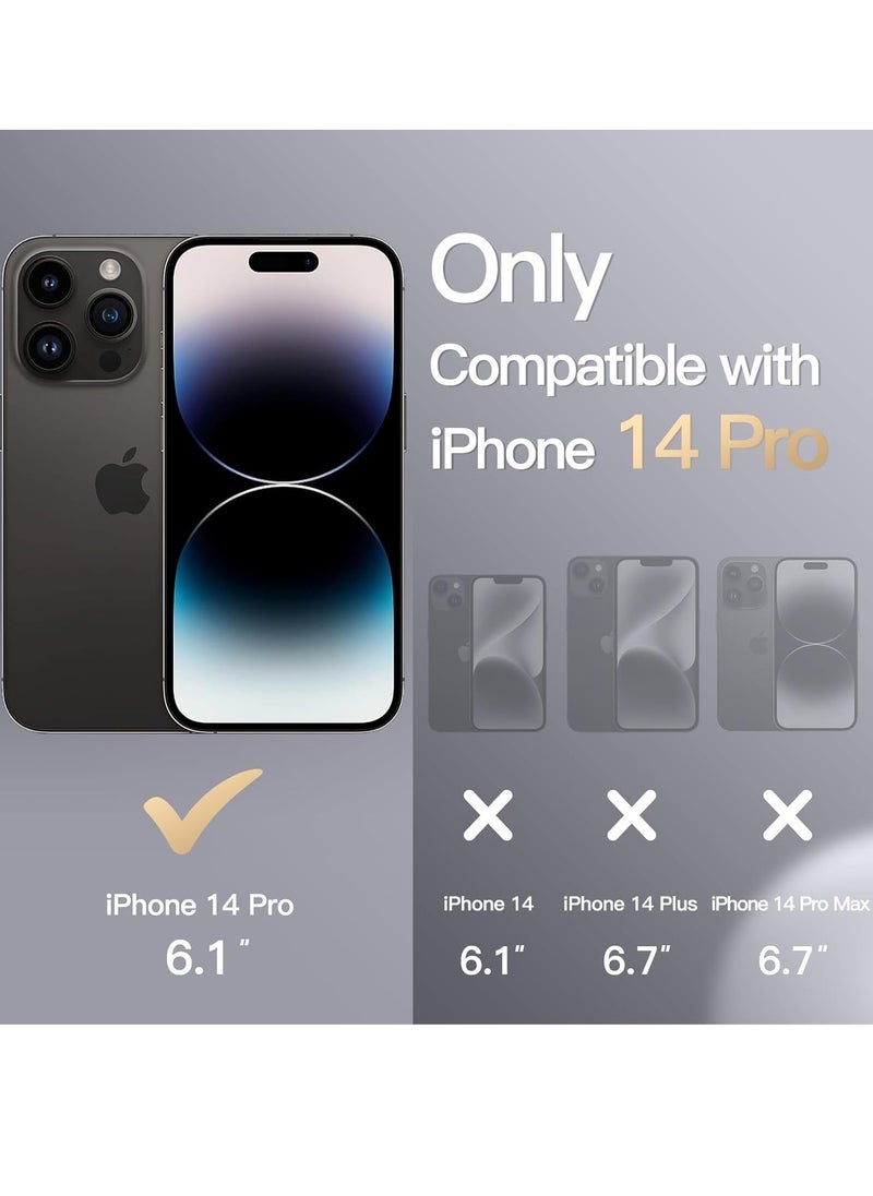 BORTONY iPhone 14 Pro Case Liquid Silicone Anti Scratch Anti Fingerprint Soft Silky Touch Shockproof Protective Cover for Apple iPhone 14 Pro  - Image 2
