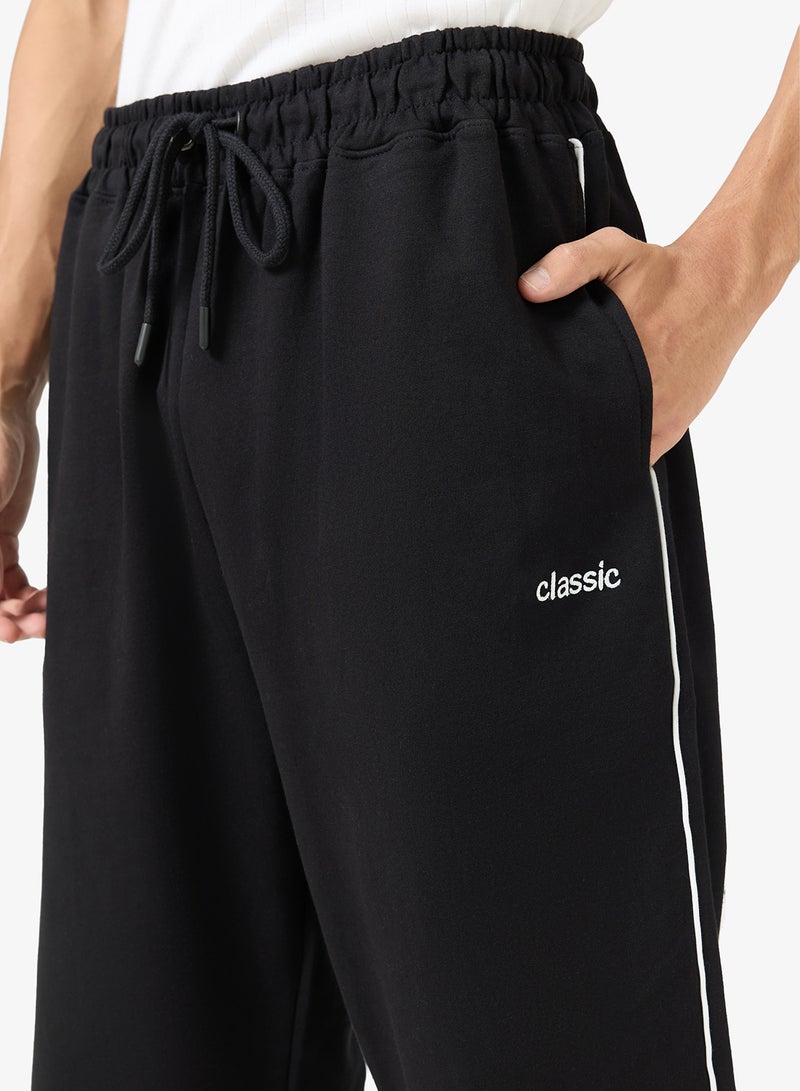 سفنتي فايف بنطلون رياضي مطرز بالجانب - Image 4