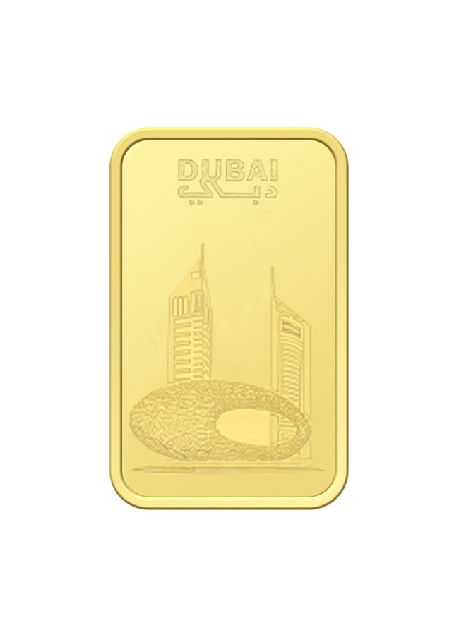 الإمارات مينتنج الإمارات مينتينج سبيكة ذهب 2.5 جرام - تصميم متحف المستقبل - نقاء 999.9  - Image 3