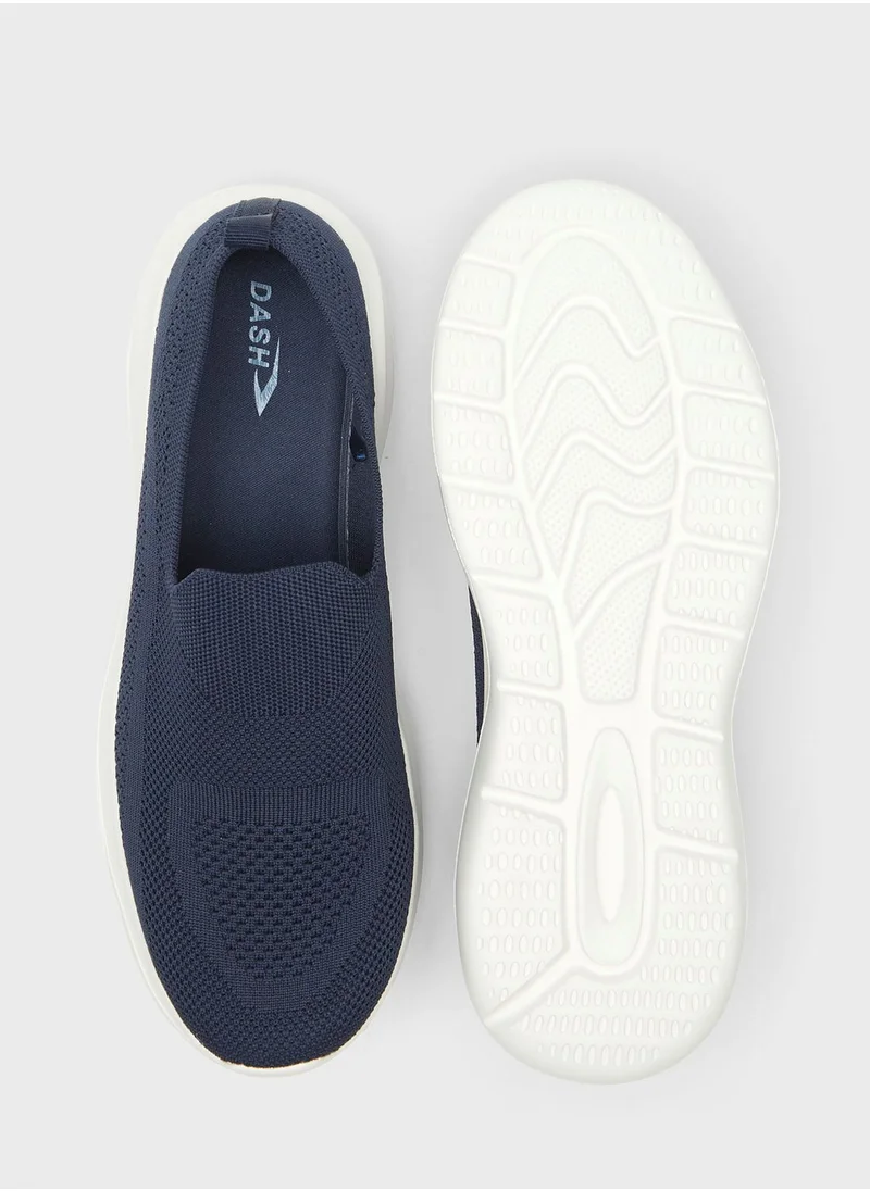 Dash Close Toe Flat Slip Ons