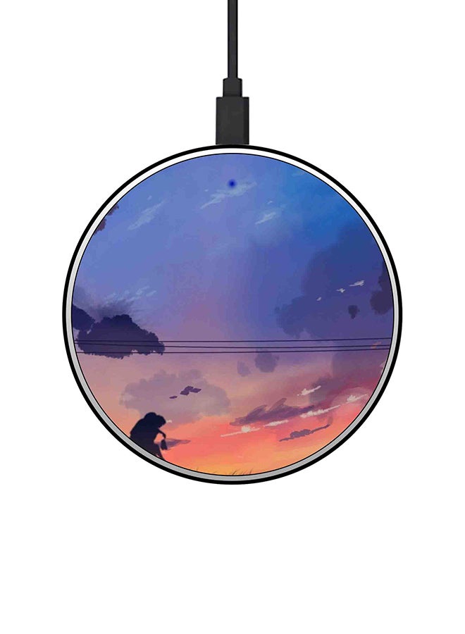 ثيودور شاحن لاسلكي سريع رفيع للغاية بقدرة 15 وات متعدد الألوان - Image 1