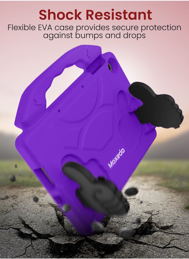 Moxedo Moxedo Shockproof Protective Case Cover Lightweight Convertible Handle Kickstand for Kids Compatible for Huawei Matepad T10 9.7 inch / T10s 10.1 inch 2021 - Purple  - Image 4