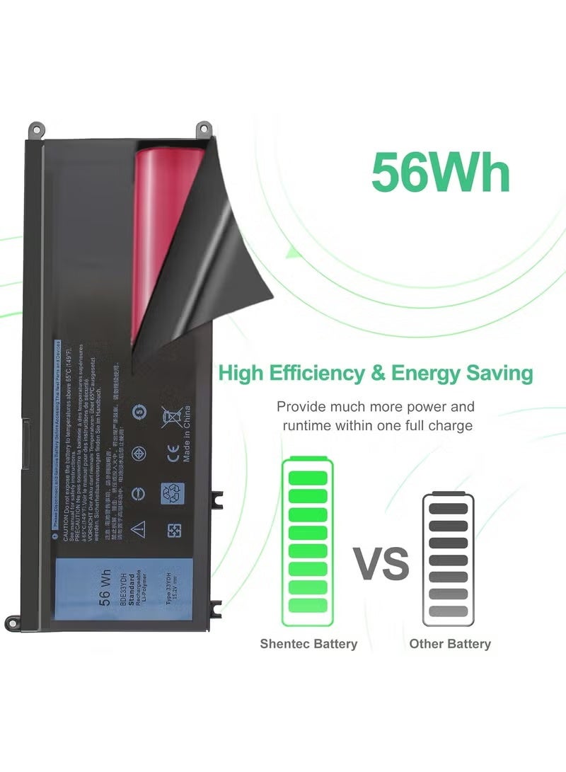 Laptop Replacement Battery 15.2V 56Wh, Rechargeable 4-Cell Battery for Compatible Laptop Models, Reliable Power Solution for Daily Use - Image 5