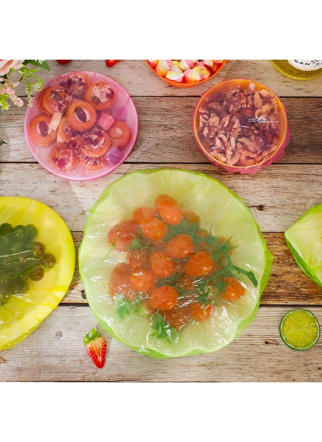 Elastic Food Storage Covers Reusable Stretch Plastic Wrap Bowl Covers Shower Cap Disposable Elastic Alternative Dish Covermate Lids Fit To Foil For Family Outdoor Picnic 3 Size (180) - pzsku/ZC9474218DBD0AD94EE06Z/45/_/1733731424/21ea059f-a324-498c-9806-cff174a6cc07