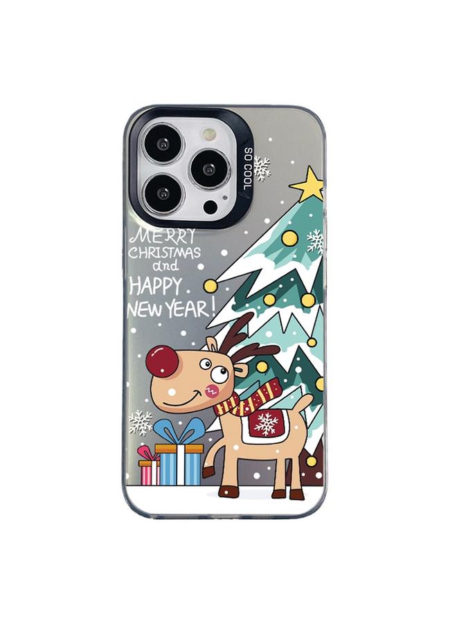 Zaboon Case For iPhone 13 Pro Christmas Series PC Full Coverage Pattern Phone Case - Image 1