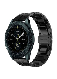Generic Replacement Strap For Samsung Galaxy watch 42mm Armor Stainless Steel Metal Watch Band Black 