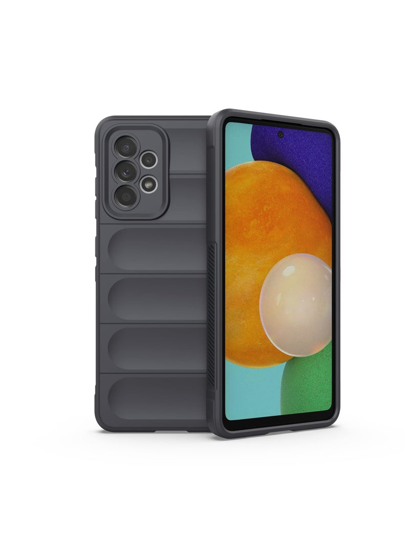 Phone case cover Magic Shield TPU + Silicone Shockproof Phone Case For Samsung Galaxy A52 / A52S (Dark Grey)