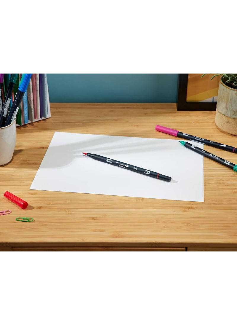 Tombow Tombow ABT Dual Brush Pen  Primary Colours Pack of 18  - Image 2
