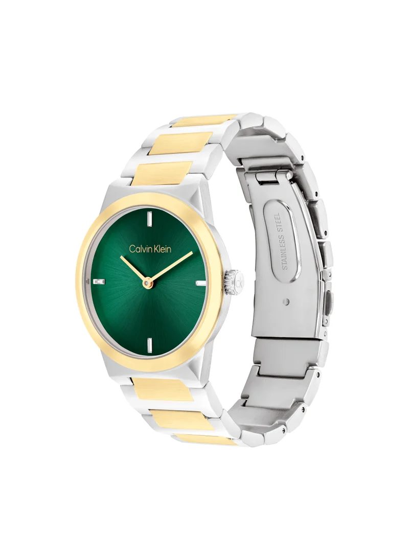 كالفن كلاين Linear Elegance Steel Strap Analog Watch