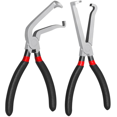 Popbee Electrical Disconnect Pliers 37960 37980 Electric Disconnect Plier 60 Degree Curved Jaw Straight Automotive Tools for Connector Push Plugs Fuel Line Removal Car Repair - Image 1