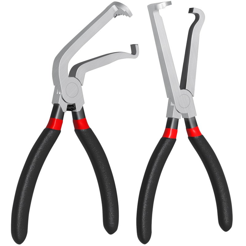 Popbee Electrical Disconnect Pliers 37960 37980 Electric Disconnect Plier 60 Degree Curved Jaw Straight Automotive Tools for Connector Push Plugs Fuel Line Removal Car Repair - Image 2