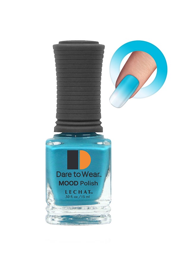 Lechat Color Changing Nail Polish 15ml Glossy Super Shine Nail Lacquer 15ml Fast Dry Long Lasting Nail Enamel Temperature Change Mood Color Polish Nail Art No Need UV LED Lamp No curing Manicure Nail Paint - Image 1