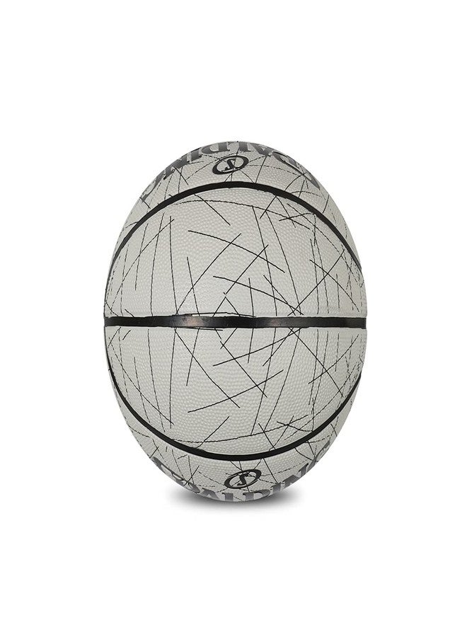 Spalding 8 Panel Flight-Lines Rubber Moulded Indoor/Outdoor Basketball with Butyl Bladder, Multicolor, Size: 7 (Suitable for Practice/Match/Training) + Free Air Needle - Image 5