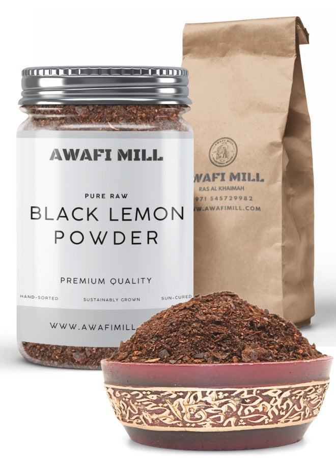 Awafi Mill AWAFI MILL Black Lemon Powder | Dried Lime Powder | Bold & Citrusy Gourmet Seasoning - Image 1