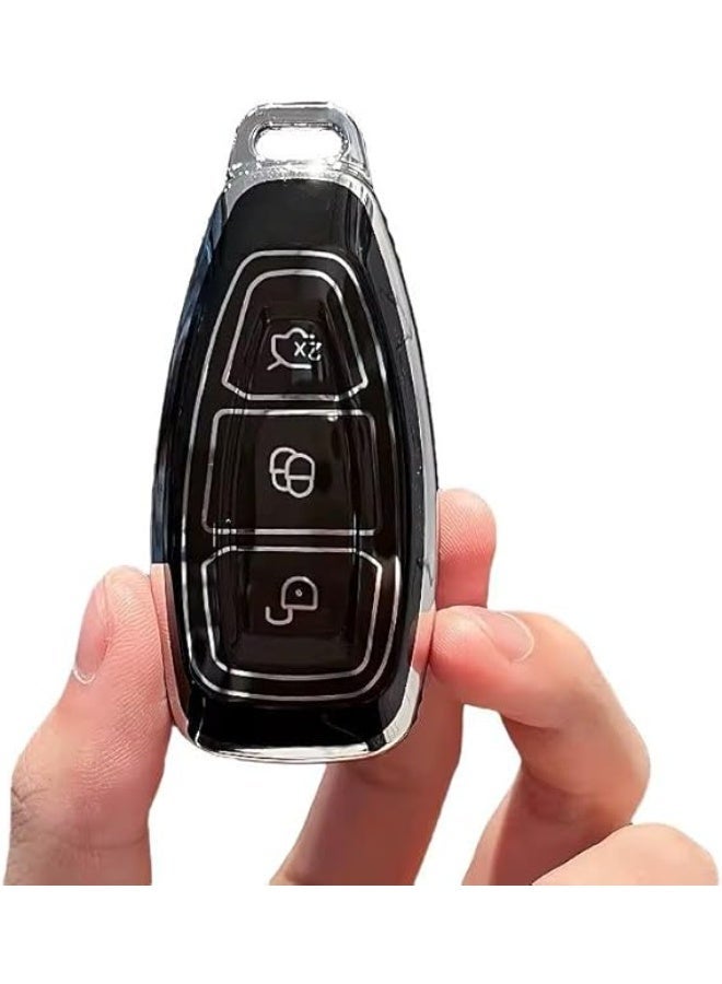 UShop U-Shop TPU Smart Car Key Cover ✔ For Ford Focus 3 4 MK3 MK4 Fiesta Fusion Kuga Ecosport - Image 1