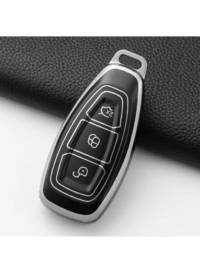 UShop U-Shop TPU Smart Car Key Cover ✔ For Ford Focus 3 4 MK3 MK4 Fiesta Fusion Kuga Ecosport - Image 2