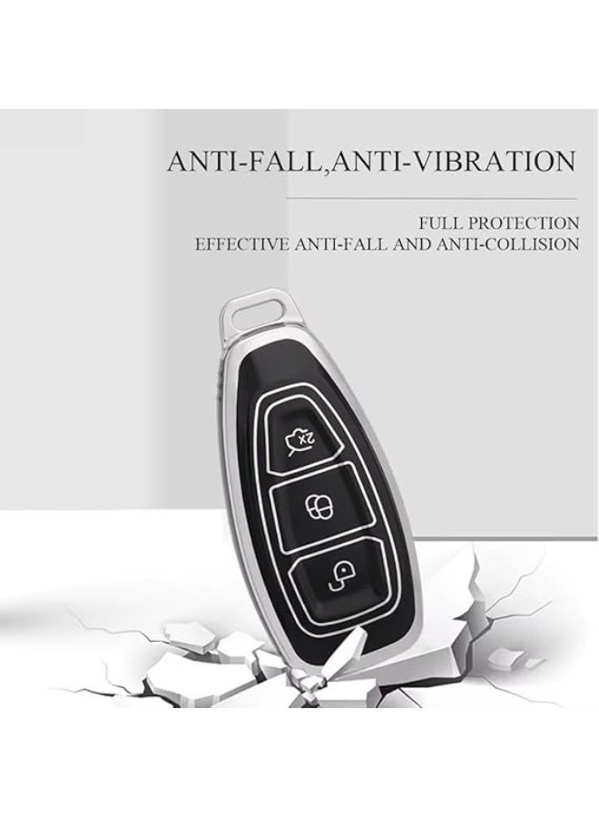 UShop U-Shop TPU Smart Car Key Cover ✔ For Ford Focus 3 4 MK3 MK4 Fiesta Fusion Kuga Ecosport - Image 5